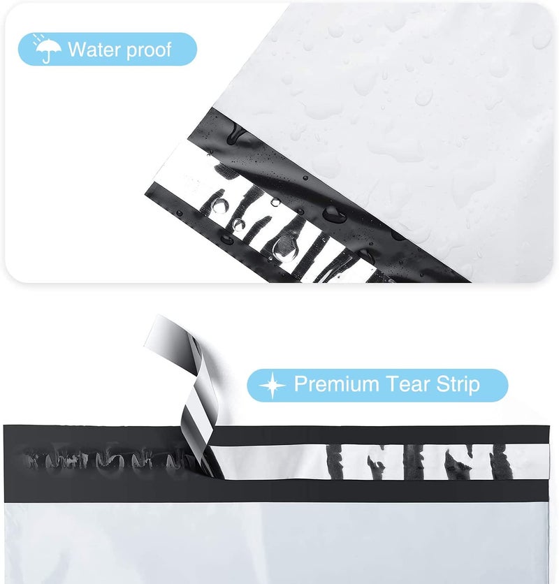 Fuxury Poly Mailers Large 19x24â€ 50 Pack, XL Shipping Package Envelopes,Strong Adhesive Sealing, Waterproof Postal Mailing Bags for Clothing, Return, Accessories - Image 2